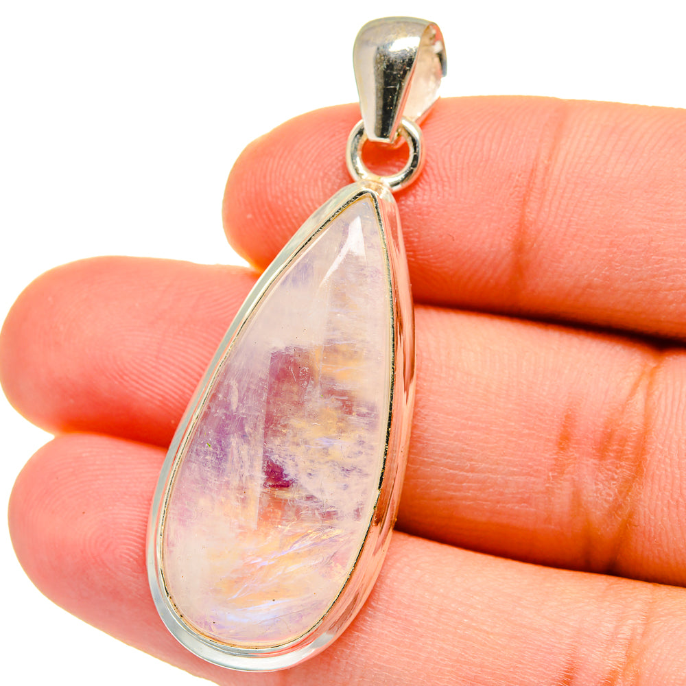 Rainbow Moonstone Pendants handcrafted by Ana Silver Co - PD15321