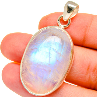 Rainbow Moonstone Pendants handcrafted by Ana Silver Co - PD15329