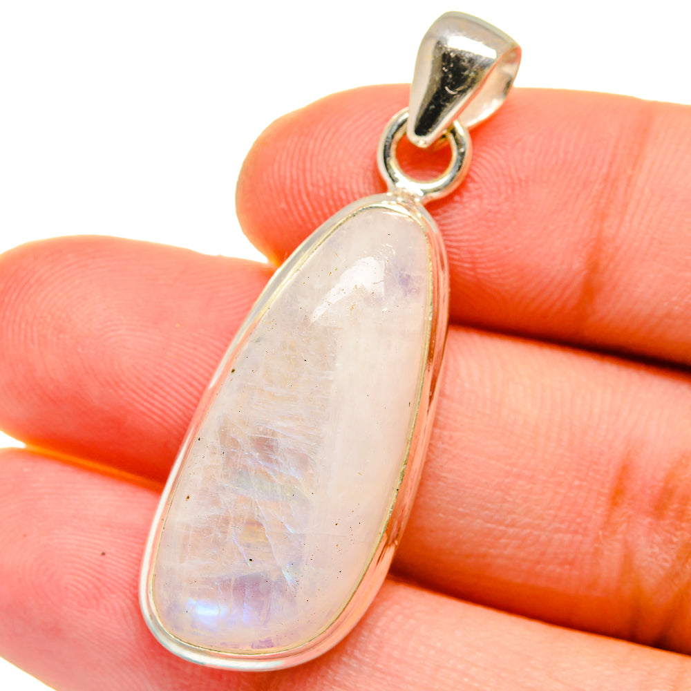 Rainbow Moonstone Pendants handcrafted by Ana Silver Co - PD15331