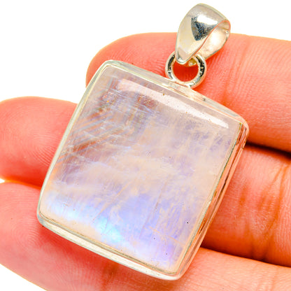 Rainbow Moonstone Pendants handcrafted by Ana Silver Co - PD15333