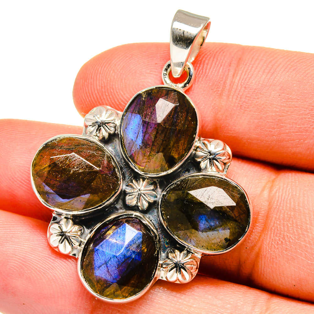 Labradorite Pendants handcrafted by Ana Silver Co - PD15353