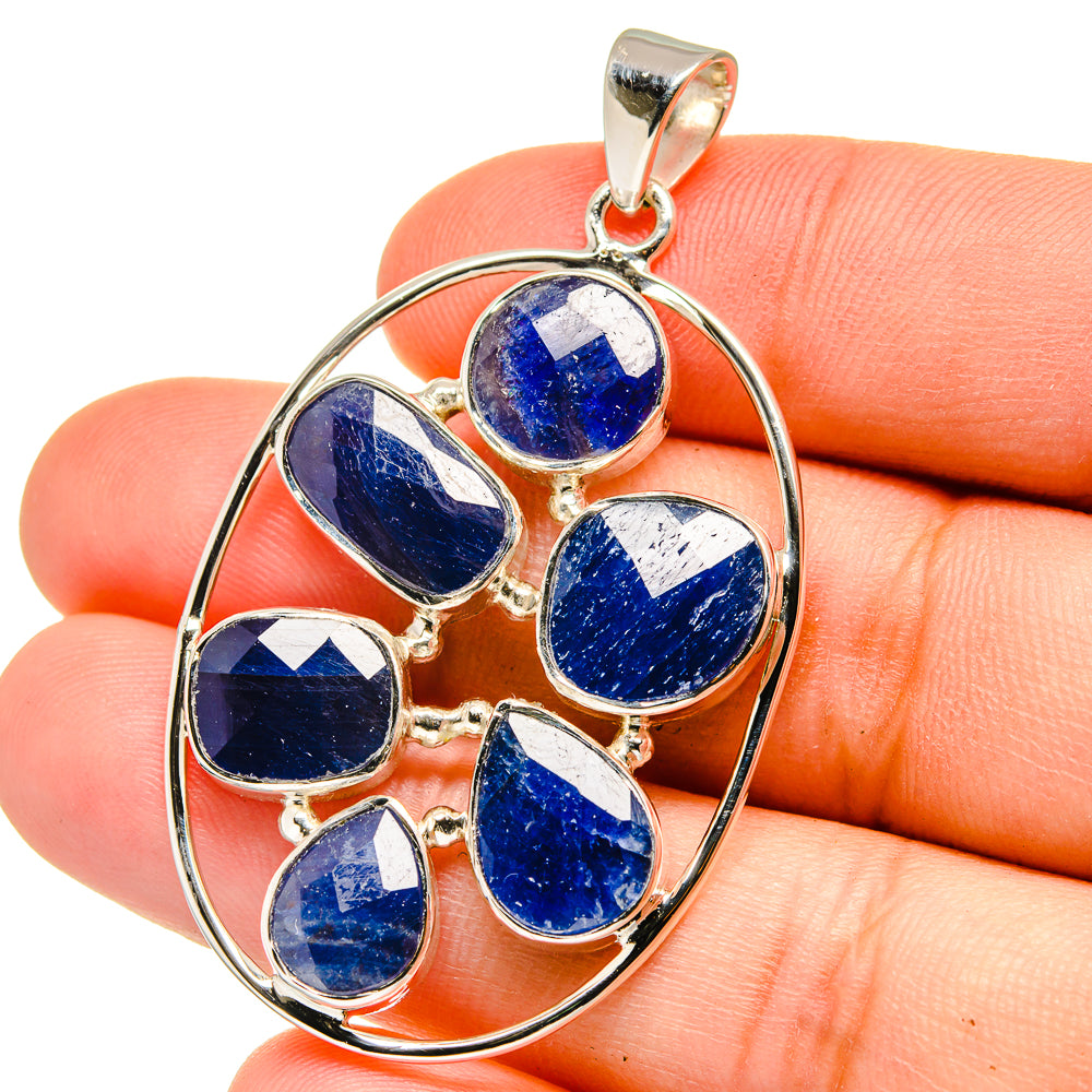 Sapphire Pendants handcrafted by Ana Silver Co - PD15358