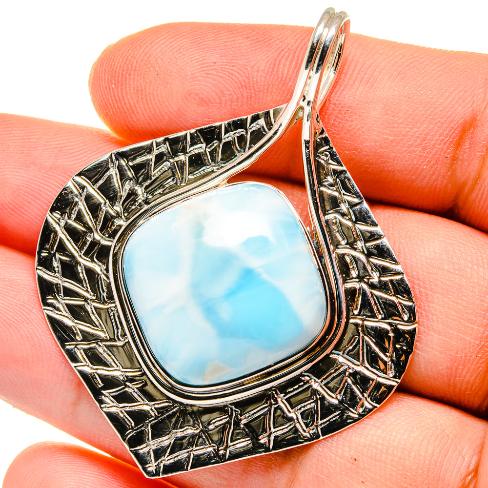 Larimar Pendants handcrafted by Ana Silver Co - PD15361