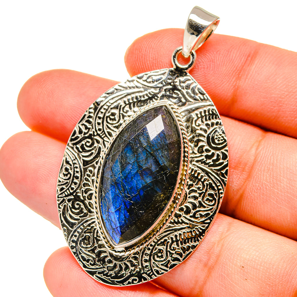 Labradorite Pendants handcrafted by Ana Silver Co - PD15367