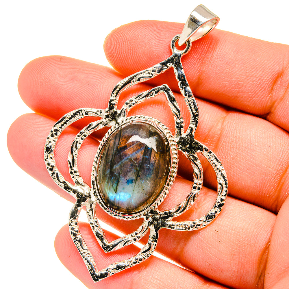 Labradorite Pendants handcrafted by Ana Silver Co - PD15372