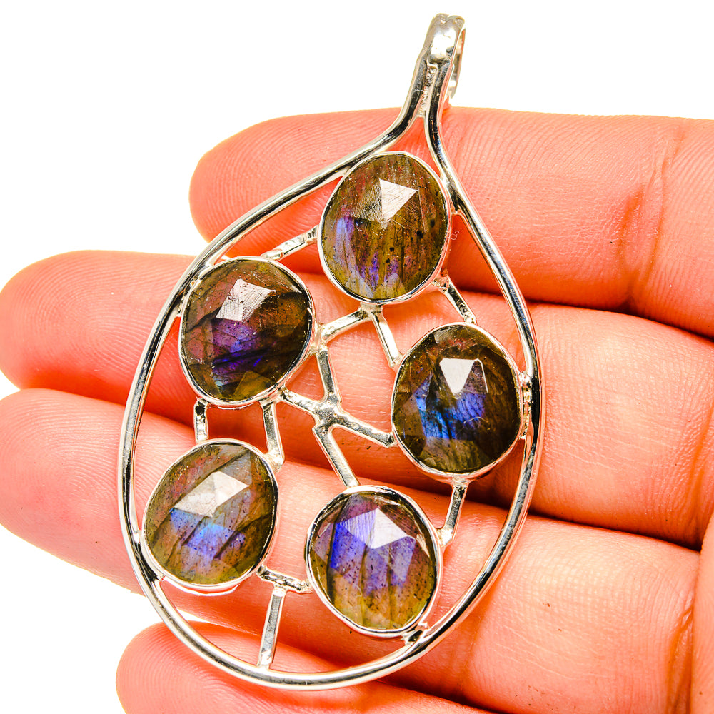 Labradorite Pendants handcrafted by Ana Silver Co - PD15394