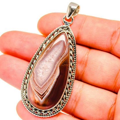 Botswana Agate Pendants handcrafted by Ana Silver Co - PD15400