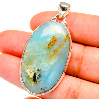 Peruvian Opal Pendants handcrafted by Ana Silver Co - PD15410