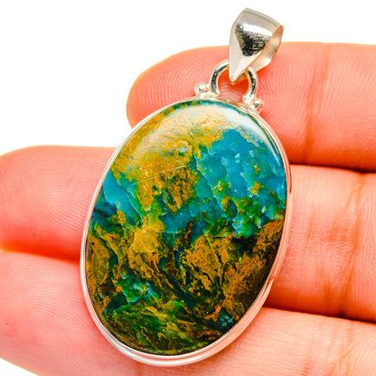 Peruvian Opal Pendants handcrafted by Ana Silver Co - PD15426