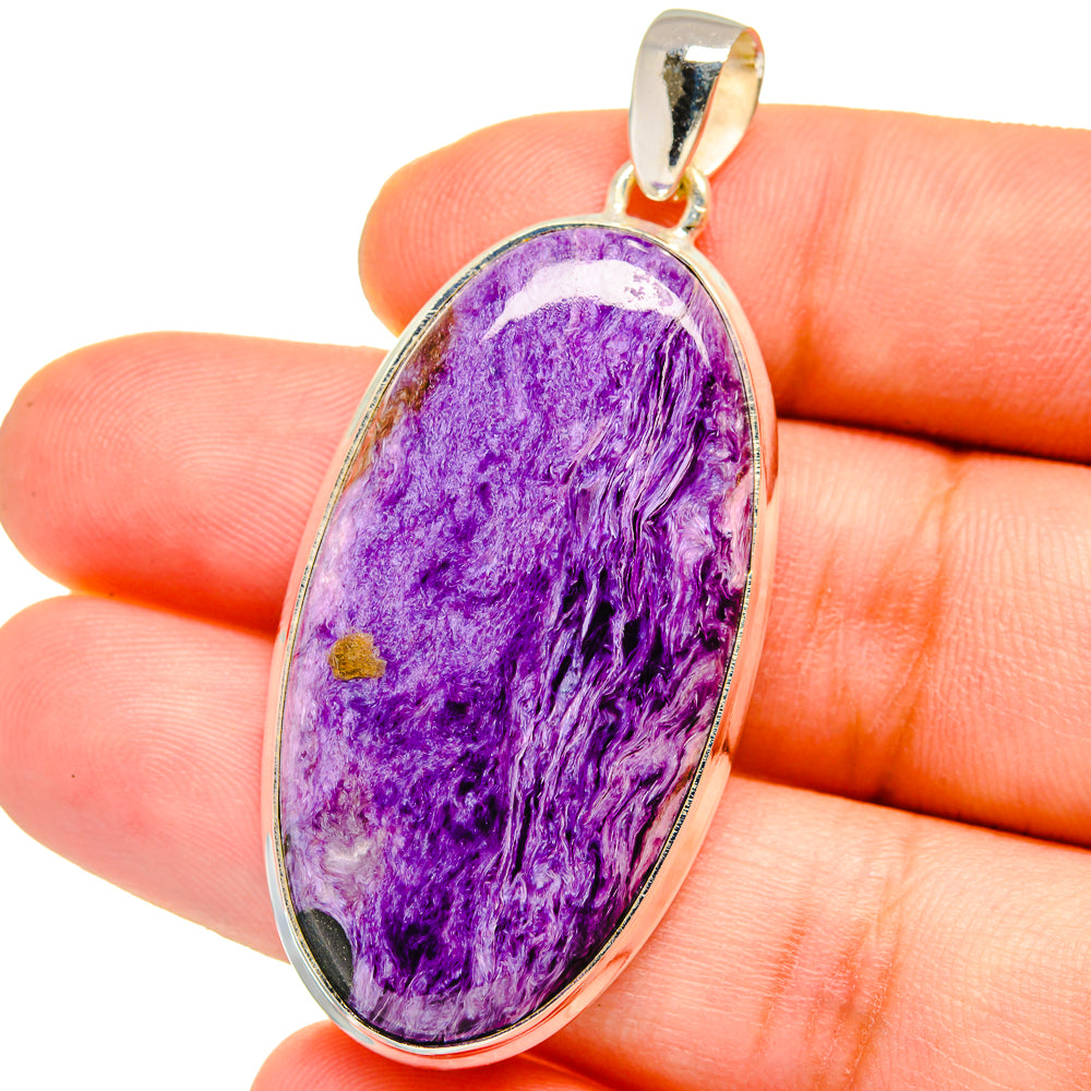 Charoite Pendants handcrafted by Ana Silver Co - PD15430