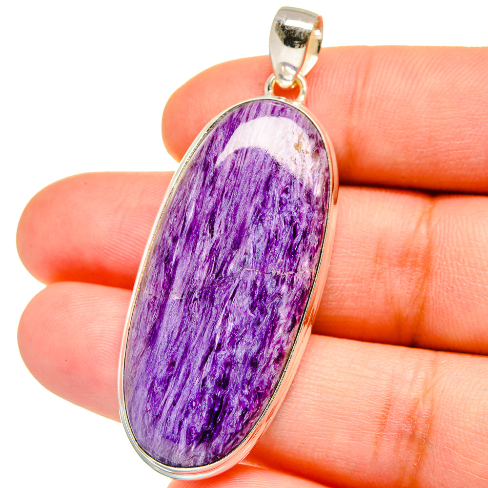 Charoite Pendants handcrafted by Ana Silver Co - PD15436