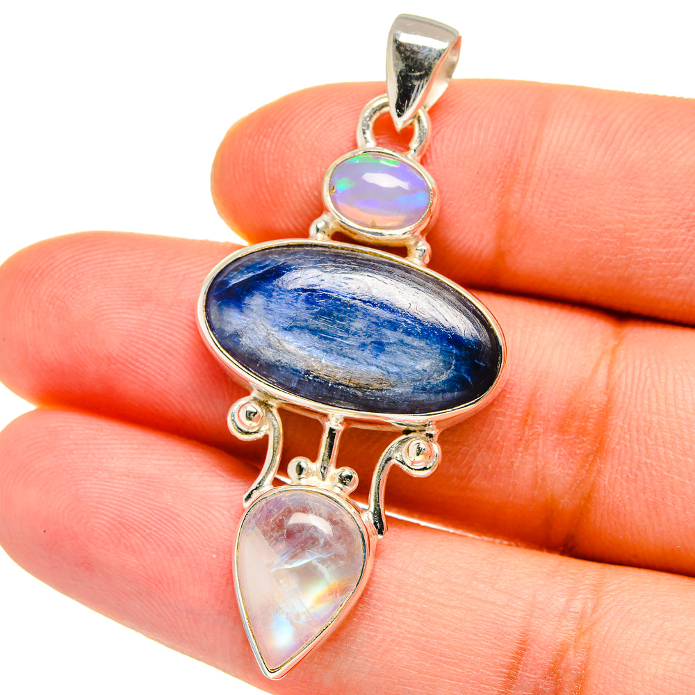 Kyanite Pendants handcrafted by Ana Silver Co - PD15446