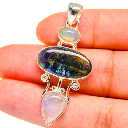 Kyanite Pendants handcrafted by Ana Silver Co - PD15451