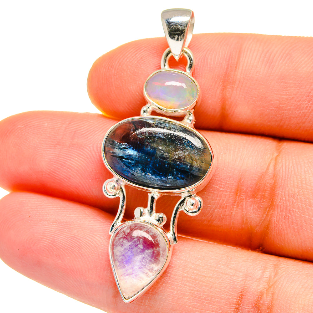 Kyanite Pendants handcrafted by Ana Silver Co - PD15455