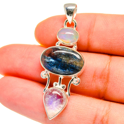 Kyanite Pendants handcrafted by Ana Silver Co - PD15455