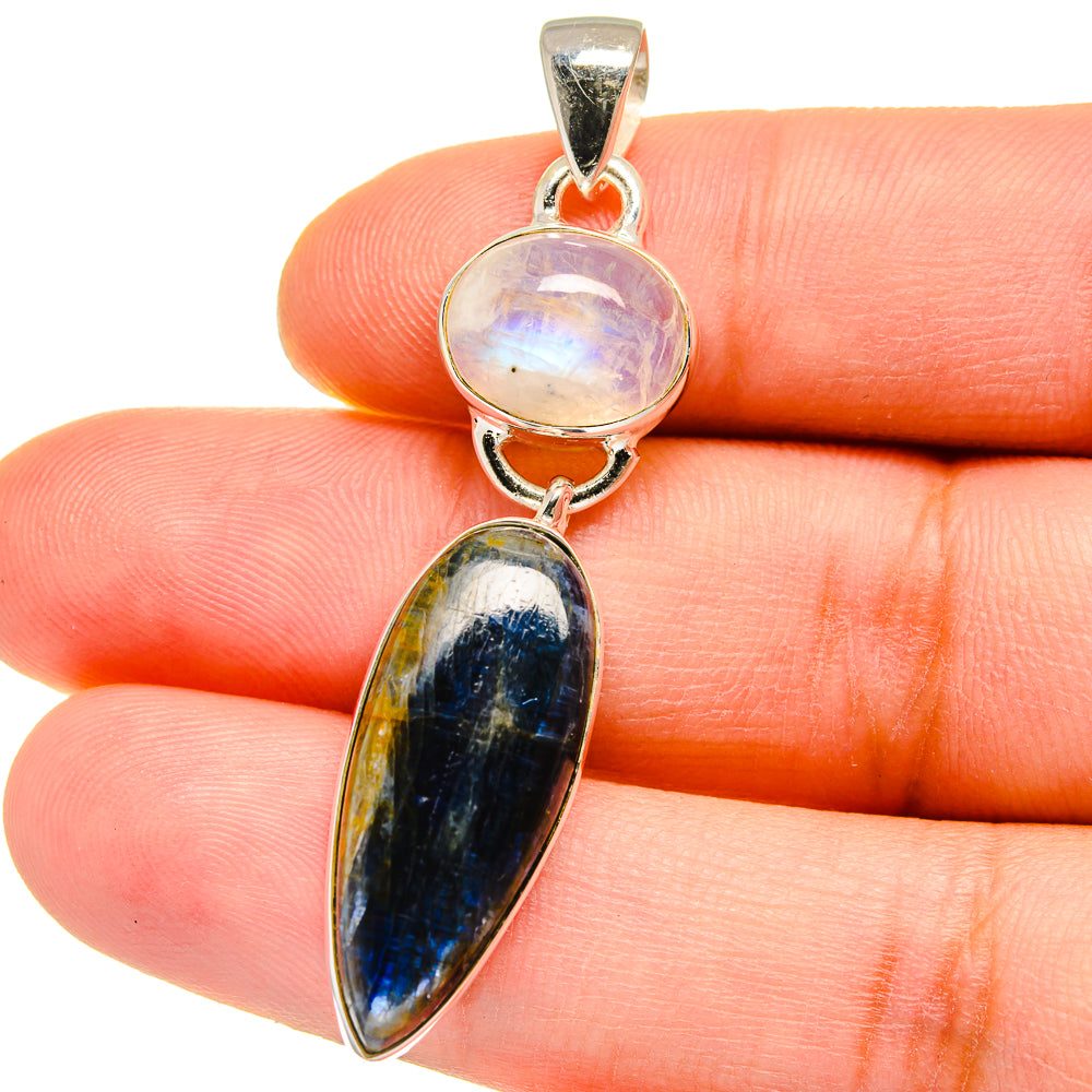 Kyanite Pendants handcrafted by Ana Silver Co - PD15457
