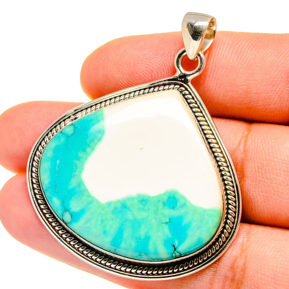 Howlite Pendants handcrafted by Ana Silver Co - PD15477