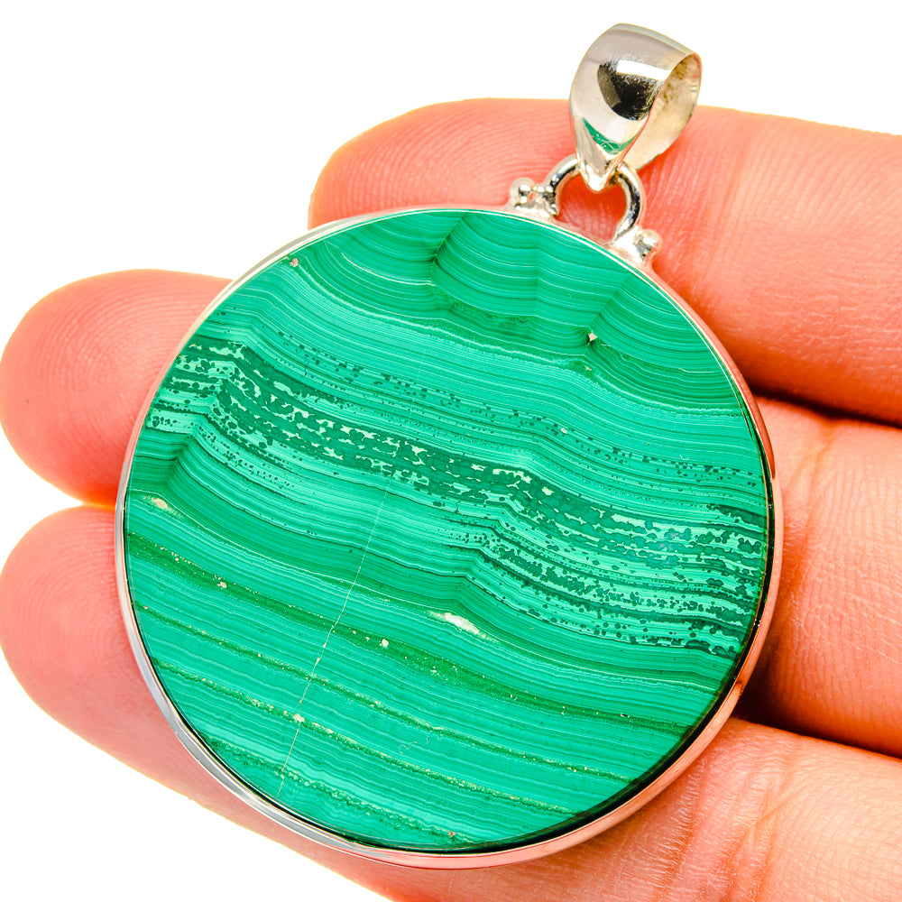 Malachite Pendants handcrafted by Ana Silver Co - PD15482