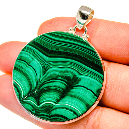 Malachite Pendants handcrafted by Ana Silver Co - PD15487