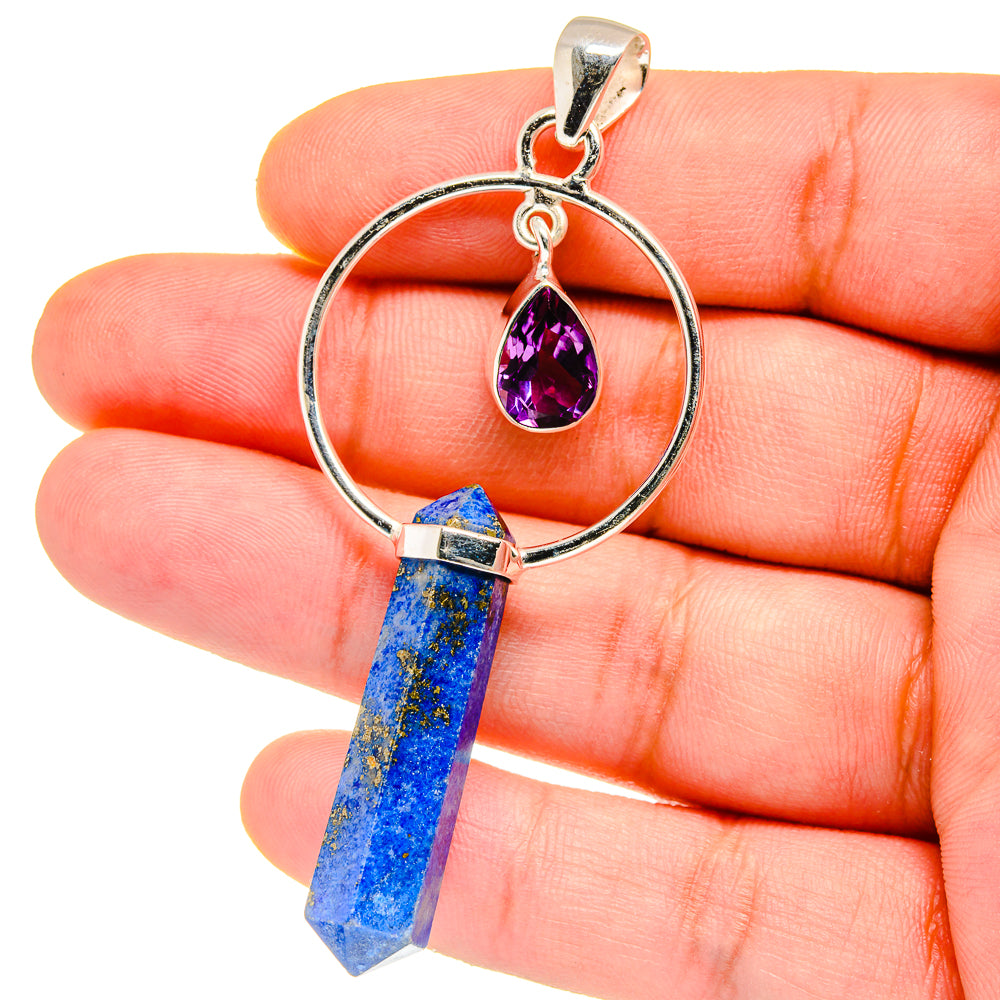 Lapis Lazuli Pendants handcrafted by Ana Silver Co - PD15500