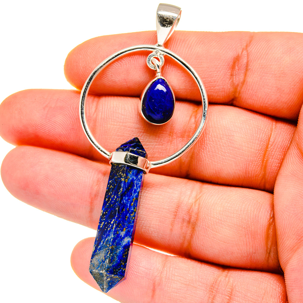Lapis Lazuli Pendants handcrafted by Ana Silver Co - PD15501