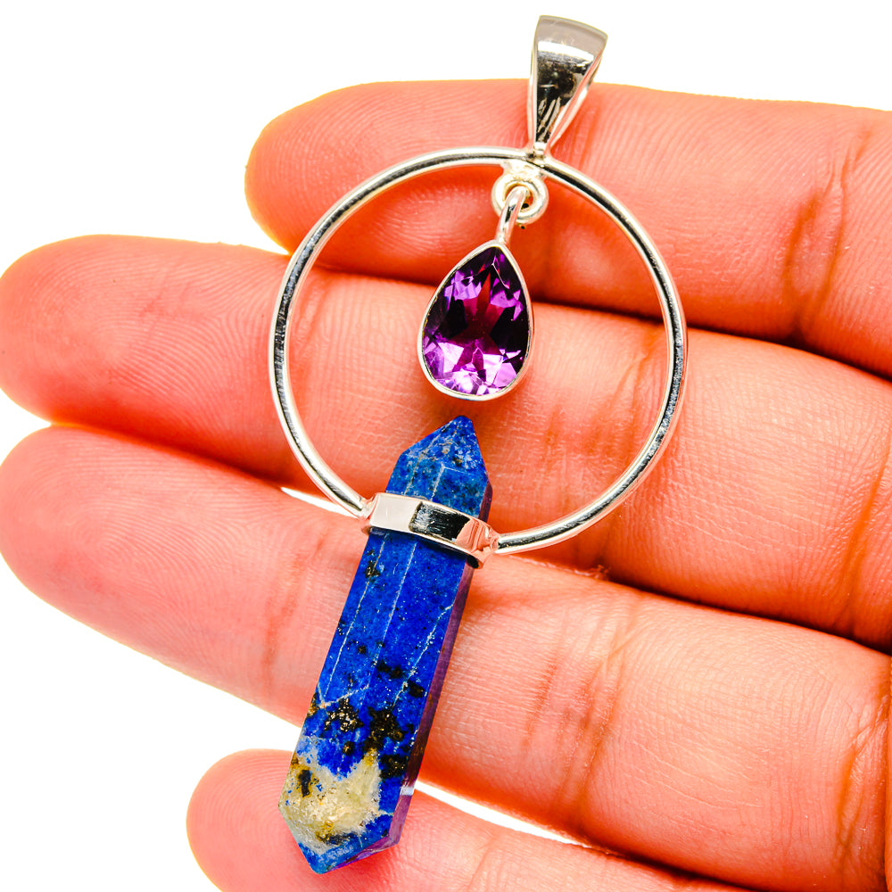 Lapis Lazuli Pendants handcrafted by Ana Silver Co - PD15502