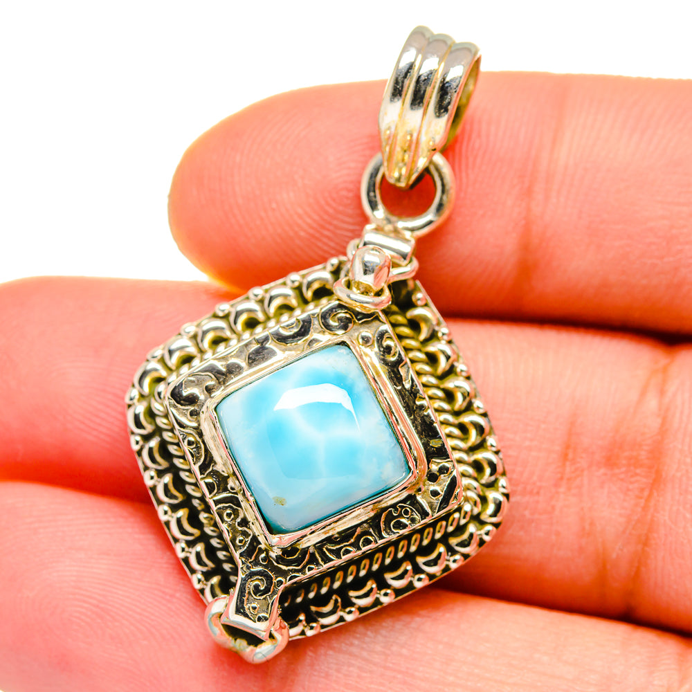 Larimar Pendants handcrafted by Ana Silver Co - PD15504