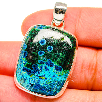 Chrysocolla Pendants handcrafted by Ana Silver Co - PD15534