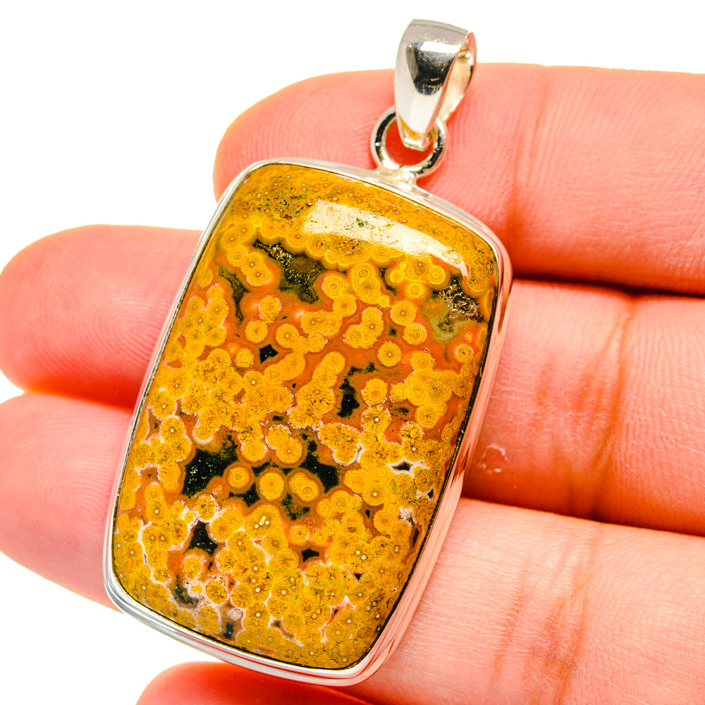 Ocean Jasper Pendants handcrafted by Ana Silver Co - PD15572