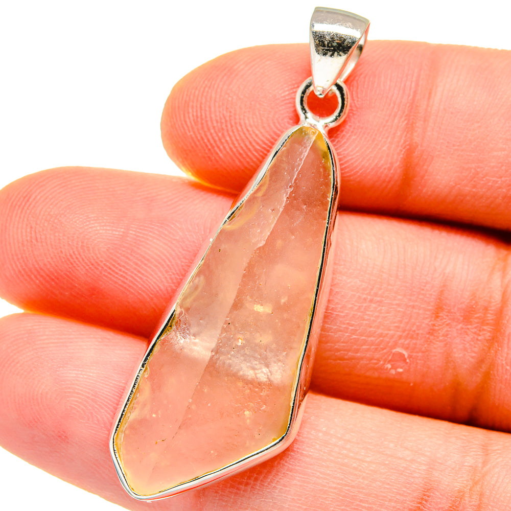 Libyan Desert Glass Pendants handcrafted by Ana Silver Co - PD15581