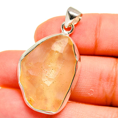 Libyan Desert Glass Pendants handcrafted by Ana Silver Co - PD15584