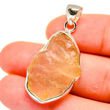 Libyan Desert Glass Pendants handcrafted by Ana Silver Co - PD15588