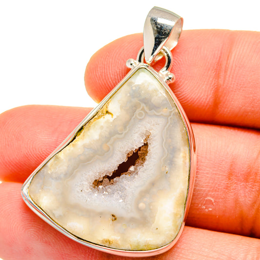 Geode Slice Pendants handcrafted by Ana Silver Co - PD15592