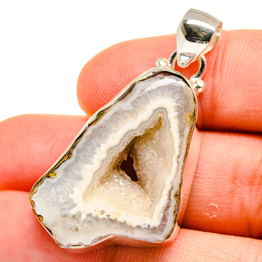 Geode Slice Pendants handcrafted by Ana Silver Co - PD15593