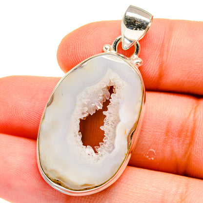 Geode Slice Pendants handcrafted by Ana Silver Co - PD15594