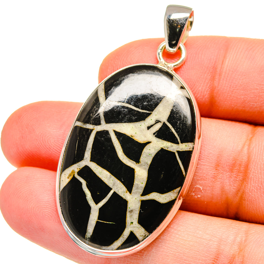 Septarian Geode Pendants handcrafted by Ana Silver Co - PD15595