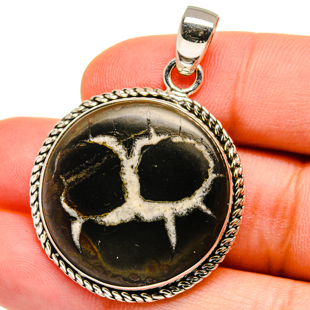Septarian Geode Pendants handcrafted by Ana Silver Co - PD15596