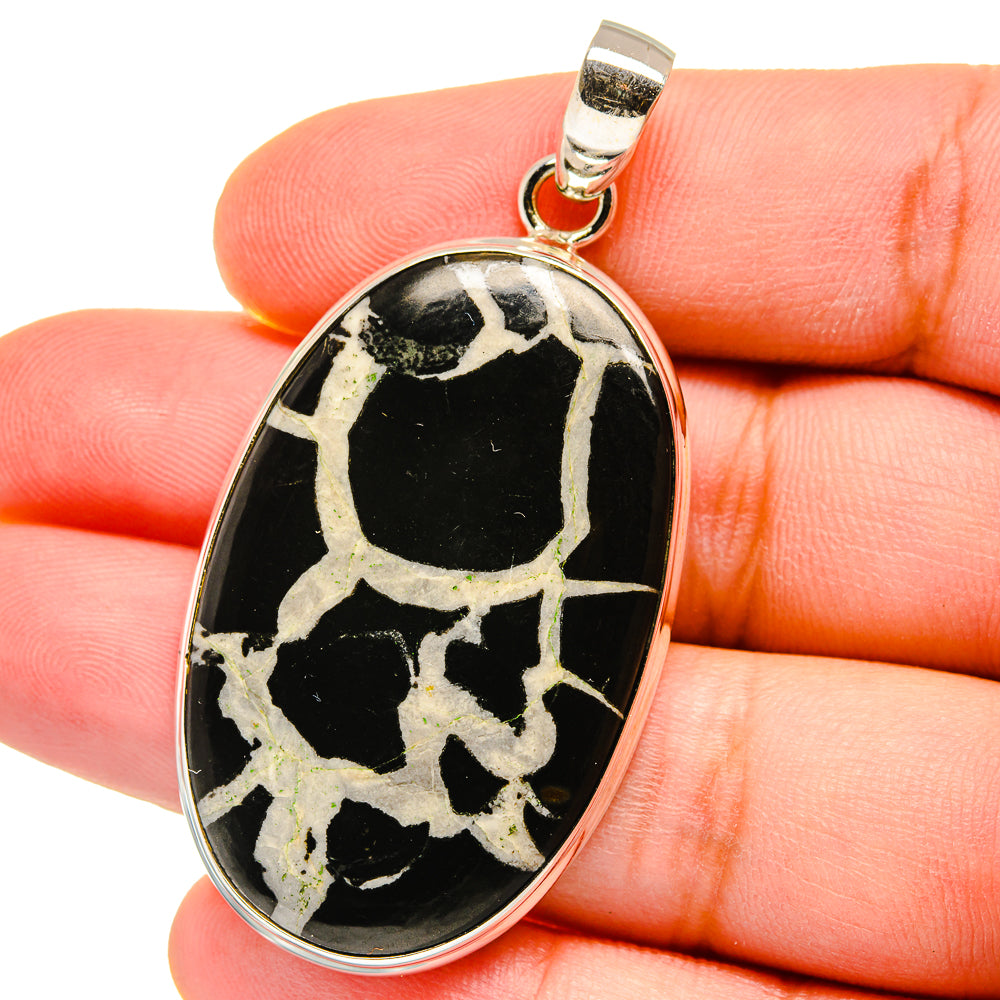 Septarian Geode Pendants handcrafted by Ana Silver Co - PD15597