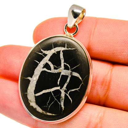 Septarian Geode Pendants handcrafted by Ana Silver Co - PD15598