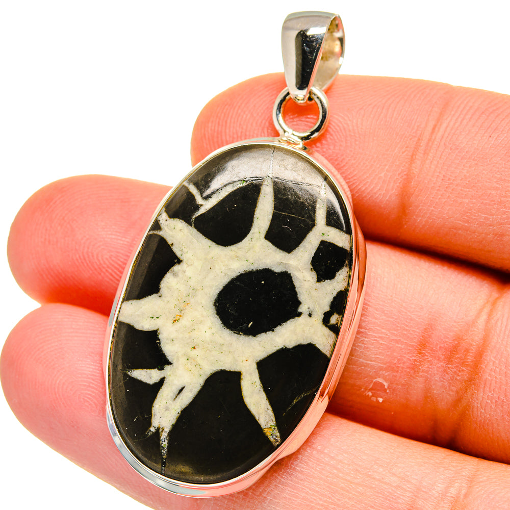 Septarian Geode Pendants handcrafted by Ana Silver Co - PD15599