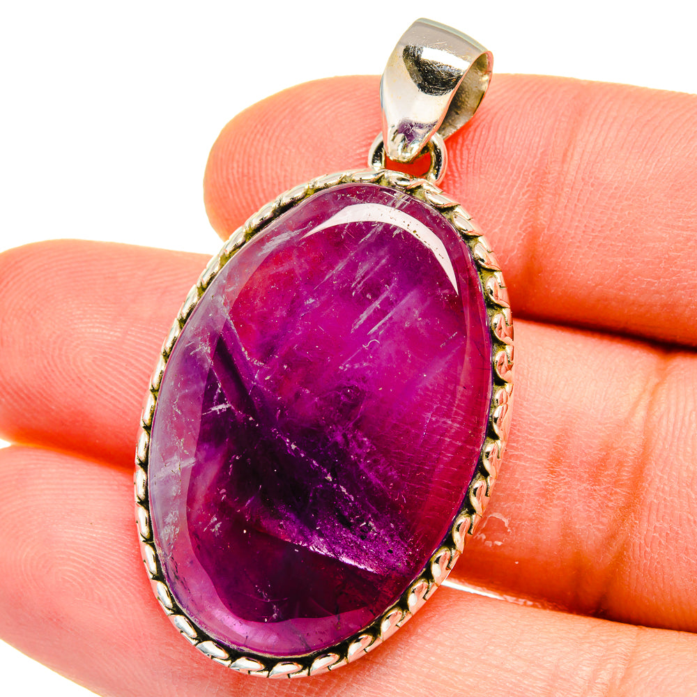 Chevron Amethyst Pendants handcrafted by Ana Silver Co - PD15603