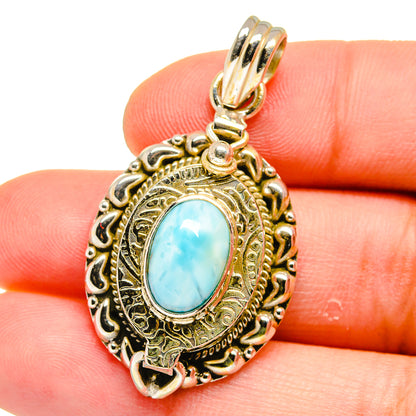 Larimar Pendants handcrafted by Ana Silver Co - PD15611