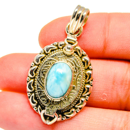Larimar Pendants handcrafted by Ana Silver Co - PD15611