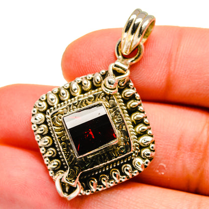 Garnet Pendants handcrafted by Ana Silver Co - PD15615