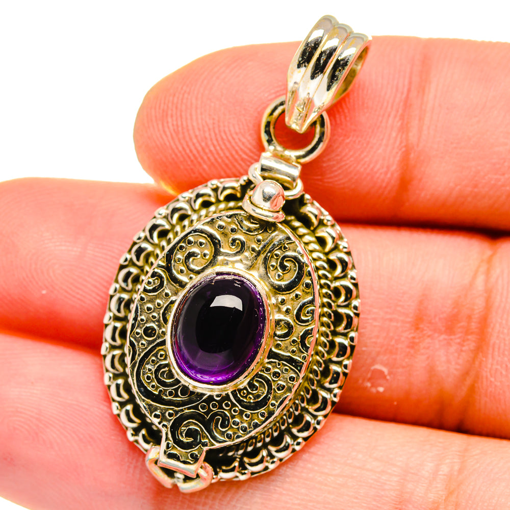 Amethyst Pendants handcrafted by Ana Silver Co - PD15617