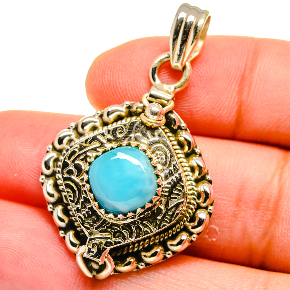 Larimar Pendants handcrafted by Ana Silver Co - PD15622