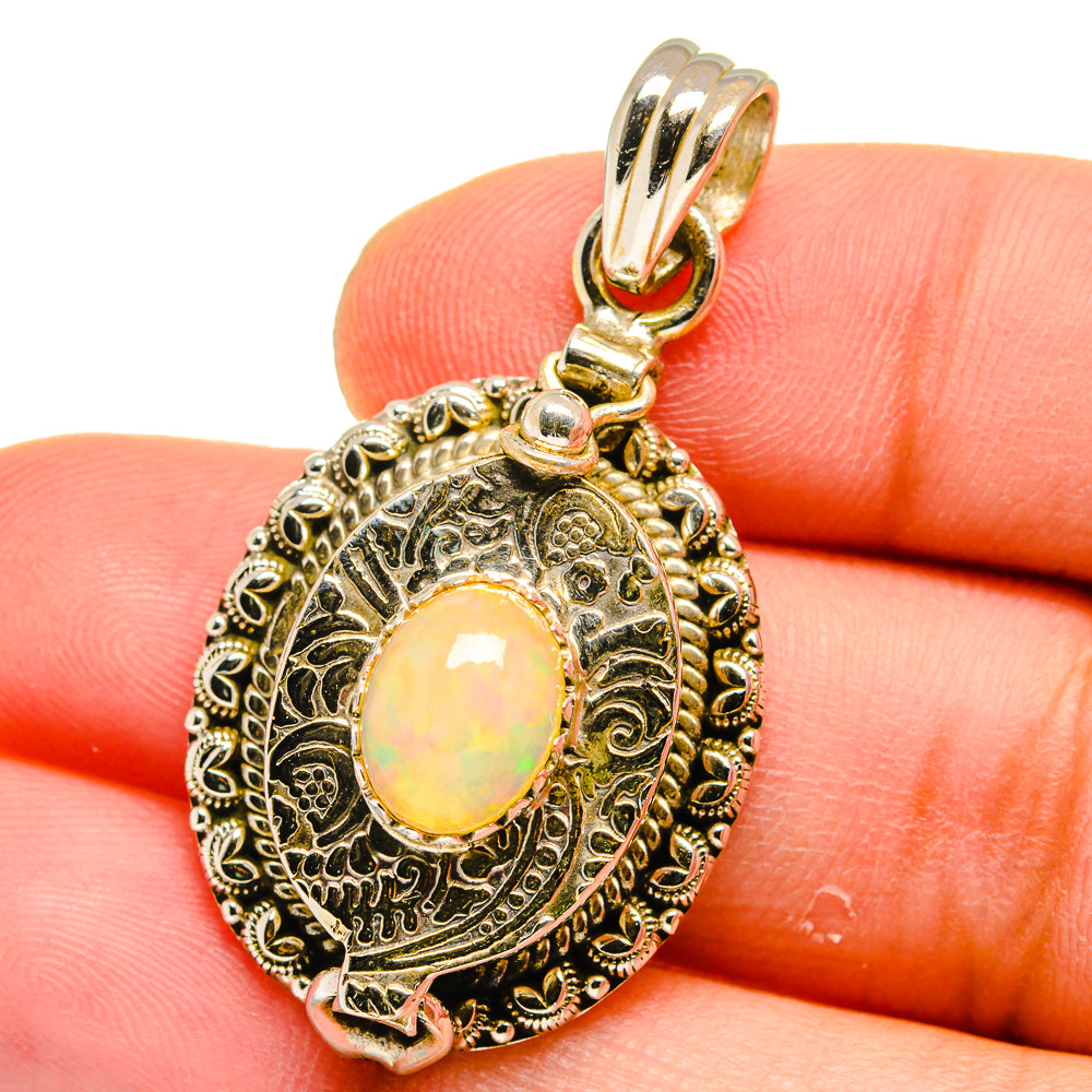 Ethiopian Opal Pendants handcrafted by Ana Silver Co - PD15625