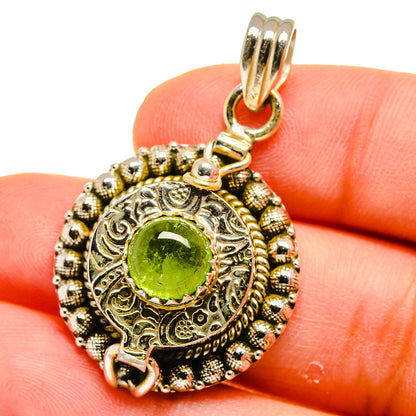 Peridot Pendants handcrafted by Ana Silver Co - PD15634