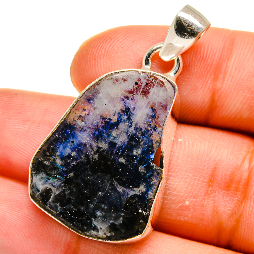 Rainbow Moonstone Pendants handcrafted by Ana Silver Co - PD15643