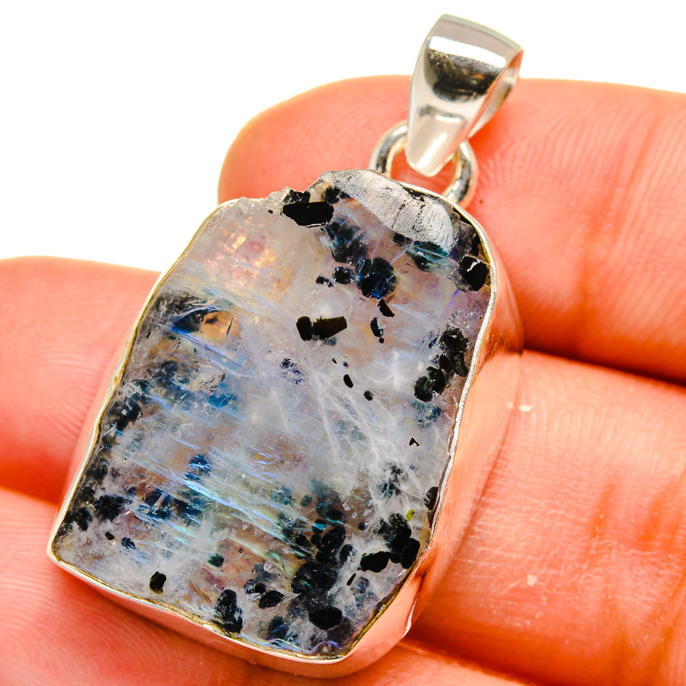 Rainbow Moonstone Pendants handcrafted by Ana Silver Co - PD15651